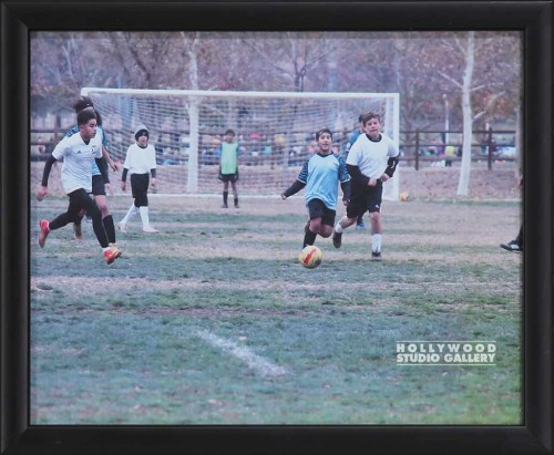 9X11 BOYS SOCCER BLK FRM