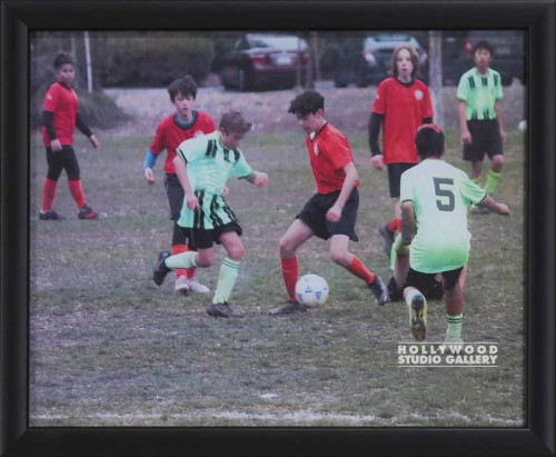 9X11 KIDS SOCCER BLK FRM