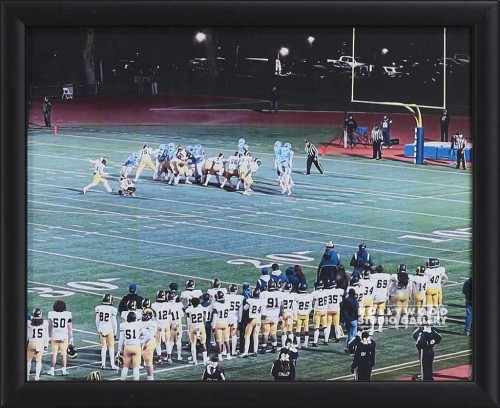 9X11 FOOTBALL GAME PHOTO BLK FRM