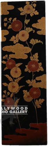 38x12`` BLACK ASIAN PEDESTAL.