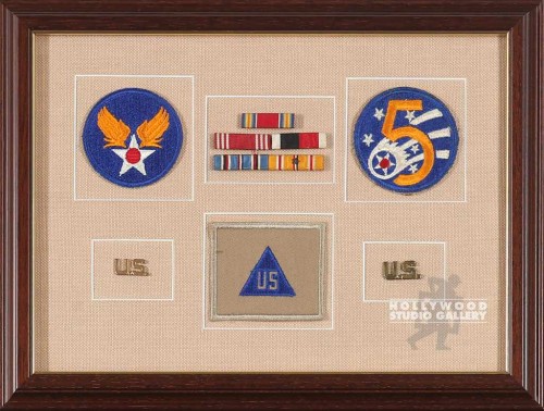 11x14(6)US AIRFORCE PATCHES BRWN FR