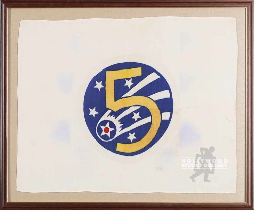 25X31 U.S ARMY 5 FLAG BLK FRM