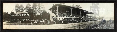 11X43 B W PANORAMIC RACE HORSE