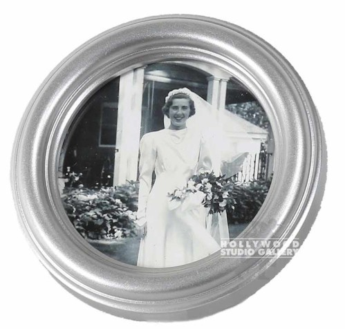 6 TABLETOP CIRCULAR B W BRIDE SILVR