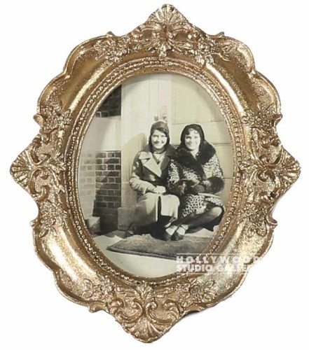 5x4 Tabletop Oval 2 Women Ornate