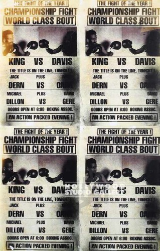 33X22 BOXING POSTER