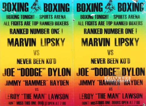16x21 BOXING POSTER
