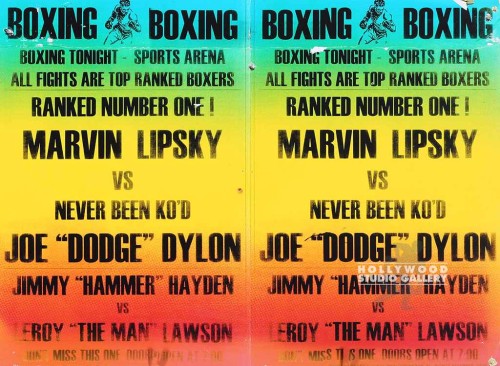 16X21 BOXING POSTER