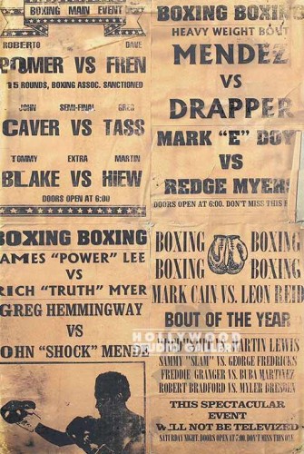 33X23 BOXING POSTER