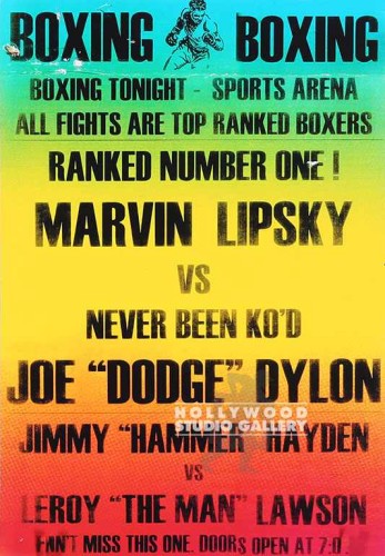 16X11 BOXING POSTER
