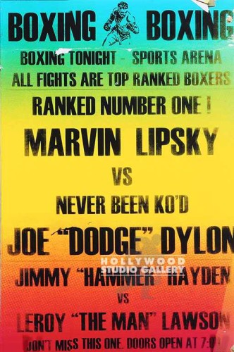 16X11 BOXING POSTER