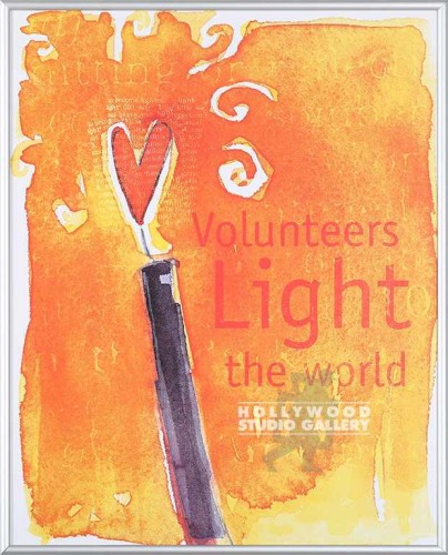 20X16 VOLUNTEERS LIGHT THE WORLD