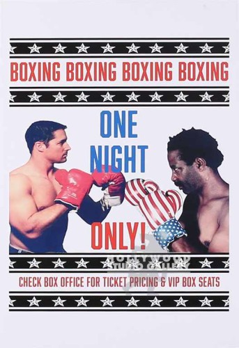 18X12 BOXING POSTER