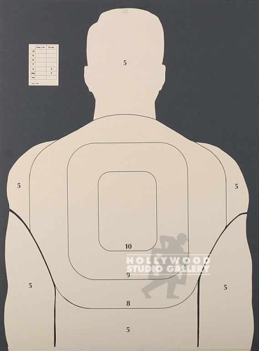 25X18 SHOOTING TARGET POSTER