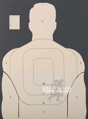 25X18 SHOOTING TARGET POSTER
