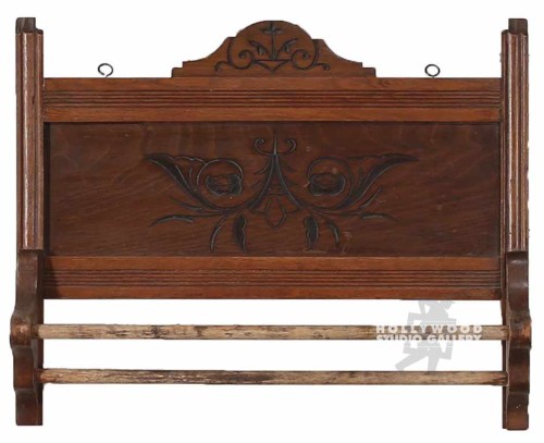 14X17 VINT.WD KITCHEN TOWEL HOLDER