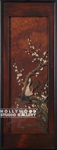 36X13 3D-BIRD ON TREE
