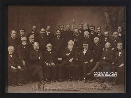 14X10 VINTAGE GROUP MEN PHOTO