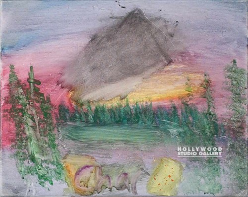 16X20 UNFRAM COLORFUL MOUNTIANSCAPE