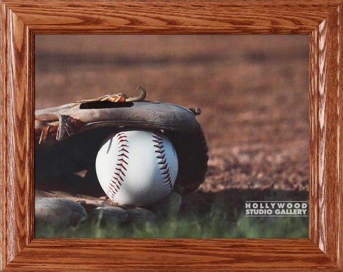 10x12 Baseball Glove Photo Brwn