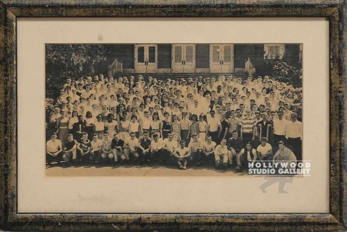 9x14 Sepia School Group Photograph