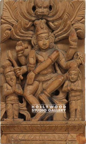 12x7 Hindu Wood Carving