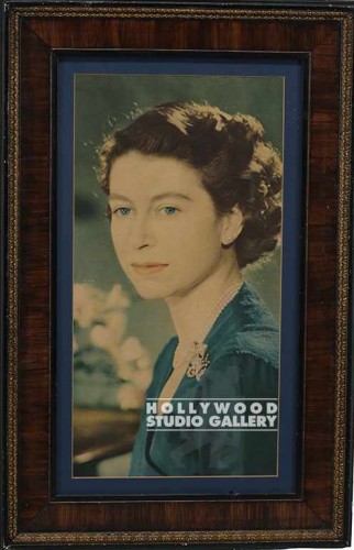 25x16 Queen Elizabeth Portrait Brwn