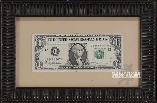 6X8 FRAMED DOLLAR BILL