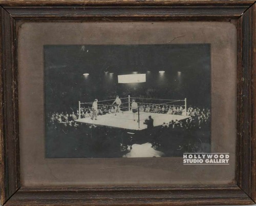 10x12 B/W Boxing Photograph