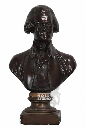 13X8``Thomas Jefferson Bronze Bust