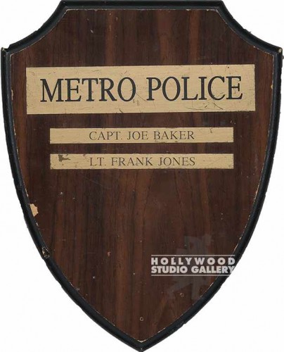 12x9 Metro Police Wood Wall Plaque