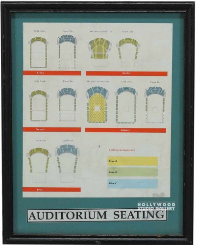 9x12 AUDITORIUM SEATING CHART