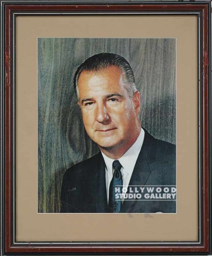 19x16 VICE PRESIDENT SPIRO AGNEW/BrwnFrm