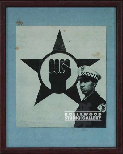 11x9 CHICAGO POLICEMAN & SYMBOL/WD