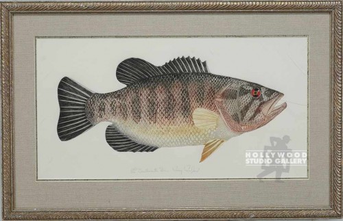 17x27 BASS PRNT/DBL MAT/ORNATE