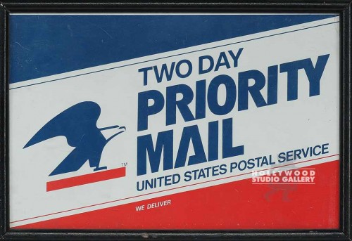 9X13 USPS 2-DAY PRIORITY MAIL/BLACK