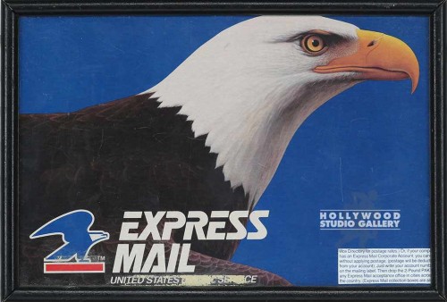 9x13 POSTAL INFO/Eagle/Blck Frm