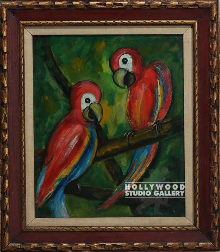 34x29 Parrot Painting