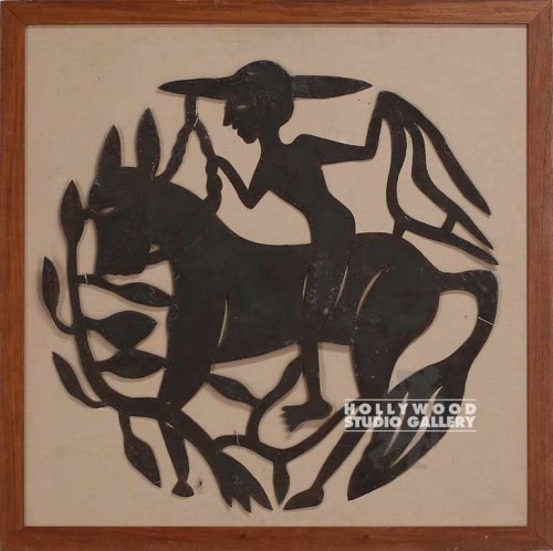 29X29framed Metal Cut-Out Sculptur