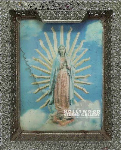 21x17 3D Madonna In Gold Wire Frame