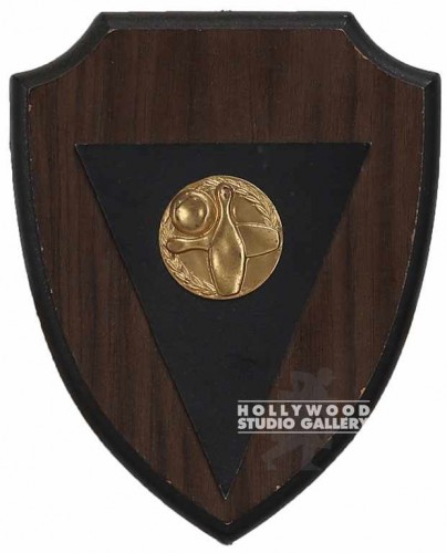 9x7 Blk Triangle Bowling Plaque