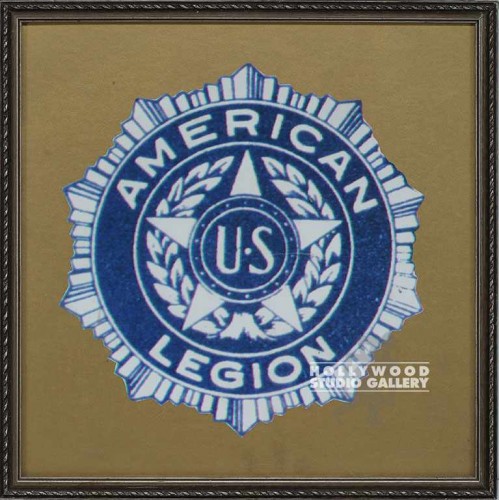 13x13 AMERICAN LEGION EMBLEM/GOLD
