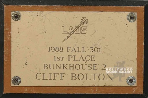 4x6 Plaque/1988 Fall 301 1st Place