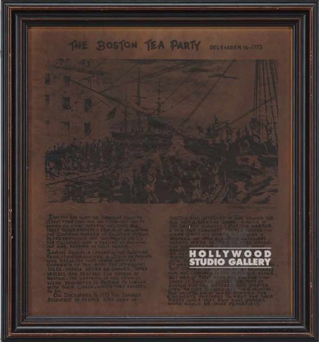 14x13 Article/"Boston Tea Party"