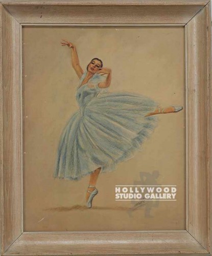 18x15 Period Ballerina In Blue Drs