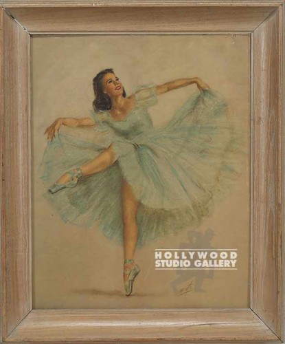 18x15 Period Ballerina In Blue Drs