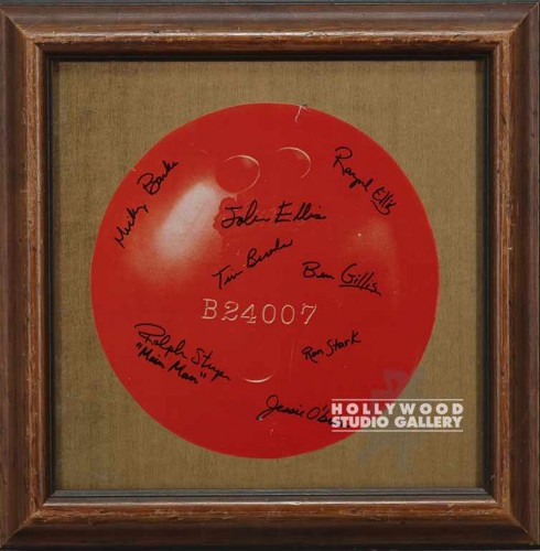 15x15 Red/Signed Bowling Ball