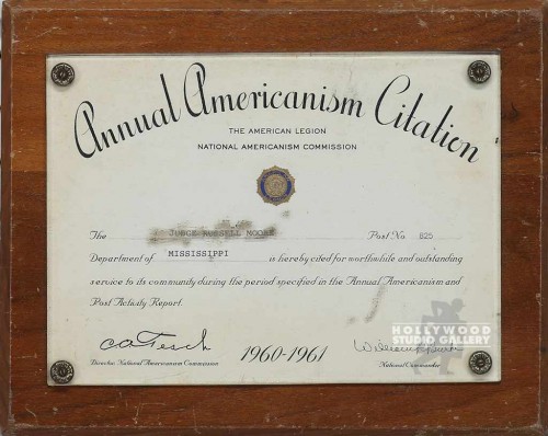 8x10 Annual Americanism Plaque