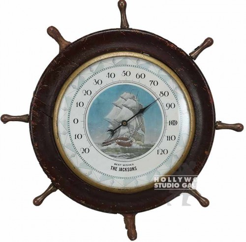 10" Ship Wheel Barometer
