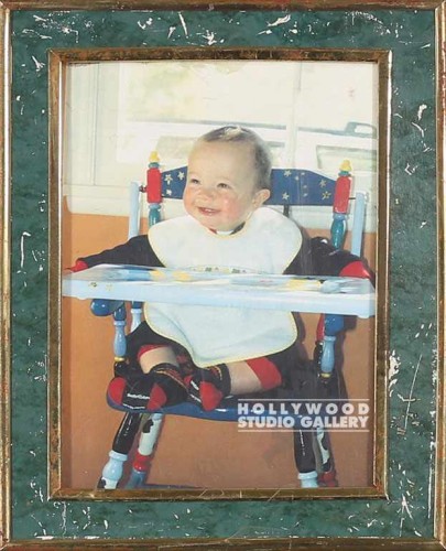 9x7 TABLETOP BABY ON HIGH CHAIR